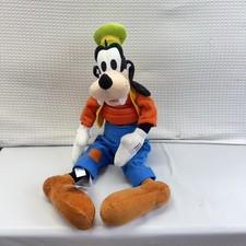 Disney Goofy Stuffed Plush With Tag Toy Large Sitting Hat Clothes Blue Pants