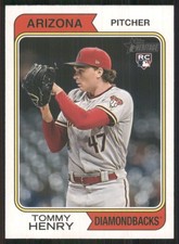 2023 Topps Heritage #147 Tommy Henry Arizona Diamondbacks 35923