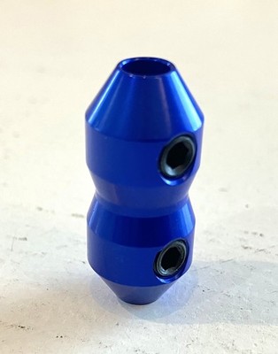 Racing Go Kart Aluminum Anodized Throttle Brake Cable Clamp Terminator Coupler