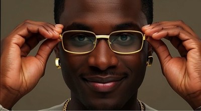 Men's Clear Lens Eye Wear Gafas Lentes Espejuelos y Oculos de Sol Para Hombre