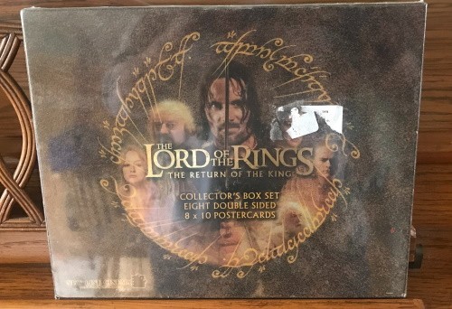 LORD OF THE RINGS POSTERCARD SET, SET OF 8, NIB