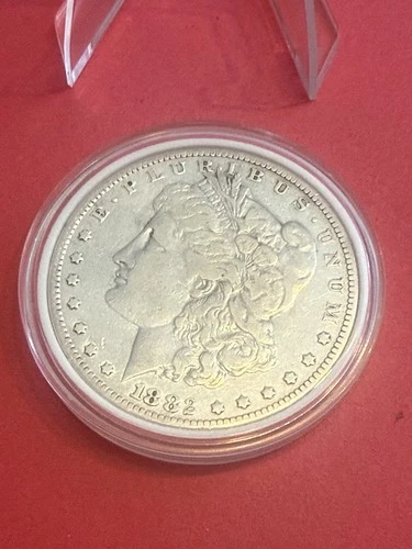 1882 Morgan Silver Dollar $1 Coin 0.9 Fine Silver US Currency