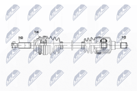 Nty NPW-DW-053 Antriebswelle Vorne Links FüR Chevrolet Daewoo
