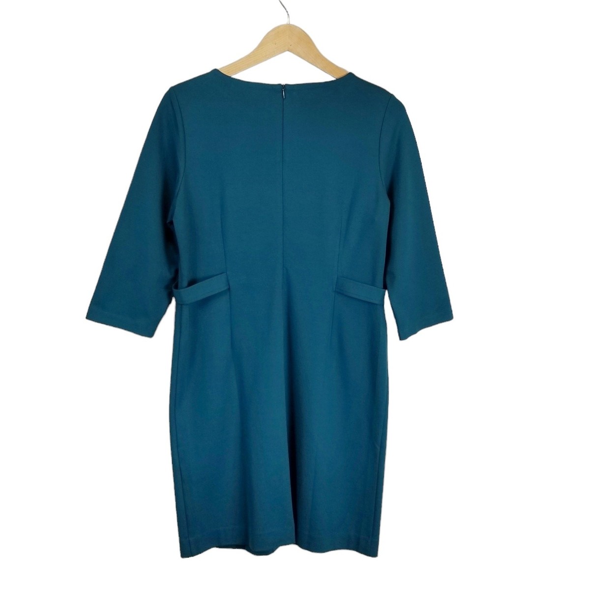 ponte knit sheath dress Edwards 9935 Ladies Ponte Sheath Dress - Black