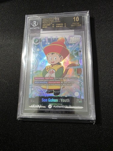Dragon Ball Super Fusion World Son Gohan: Youth FB03-139 SCR BGS 10 BLACK LABEL
