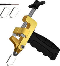 Tagliapiastrelle Manuale in Vetro Tile Glass Cutting Tool 2 in 1 Con 2 Lame in A