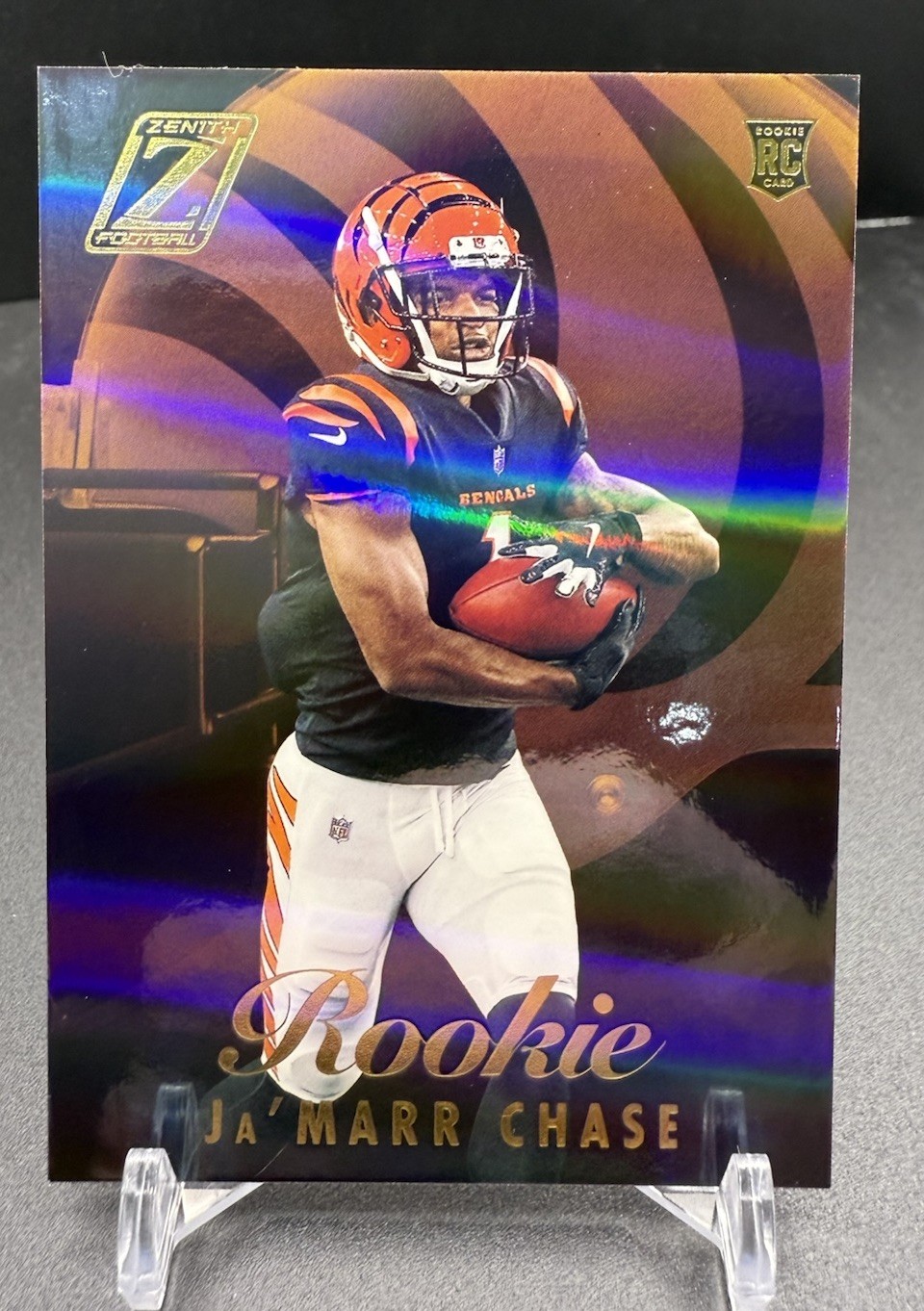 2021 Panini Zenith JA'MARR CHASE Rookie RC #62 BENGALS