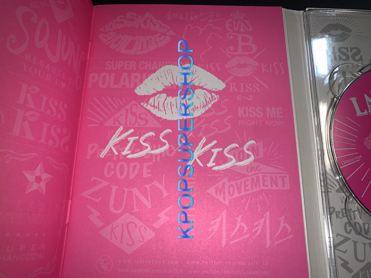 Ladies Code Single Album Kiss Kiss CD Photobook Great Rare OOP No