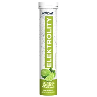 Activlab Pharma Elektrolity, lime, 20 effervescent tablets