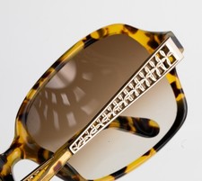 Authentic  KATE SPADE The Rae 2 Tortoise Brown Lens Latice Arm SUNGLASSES read