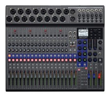 Zoom LiveTrak L-20 Digital Mixer Multitrack Recorder, 20-Input/ 22-Channel SD
