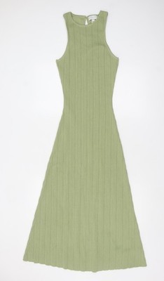 Hübsches aufwendiges A-Linien-Damenkleid UK Größe M