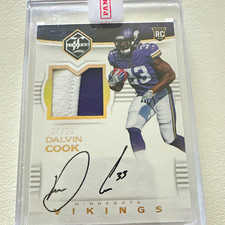 Panini 2017 Limited Dalvin Cook Rookie Patch Auto Spotlight Gold 111 50 Panini 2017 Limited Dalvin Cook Rookie Patch Auto Spotlight Gold 111 50