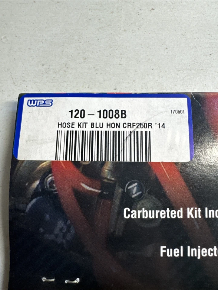 Nuevo Kit Manguera Radiador Silicona Azul Moto Honda CRF250R 2014-2015 24-123B Foto 3 de 4