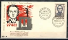 1 FDC 1195 France Resistance Fighter Simone Michel-Levy # 1518