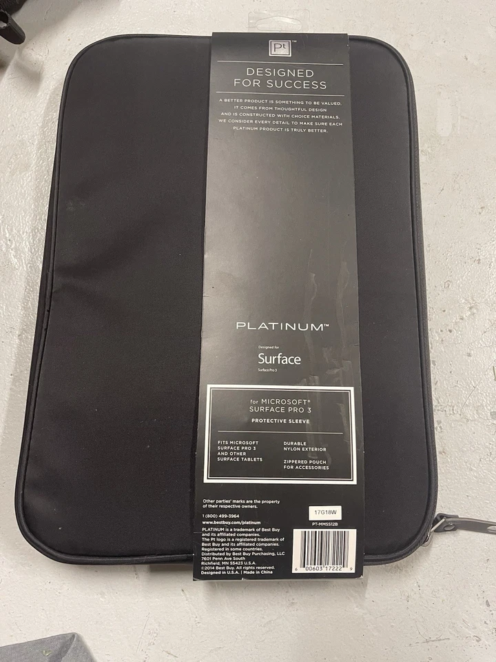 Platinum Sleeve For Apple iPad Pro/Air And Microsoft Surface Pro 3 And 4 - Image 2 of 2