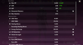 Genshin Impact AR 58 America - Columbina - Lauma - Varessa - Furina - Flins