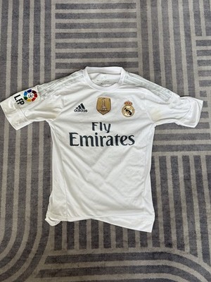 adidas Real Madrid Custom  Bale C.  #17 White Soccer Jersey Men's Size S