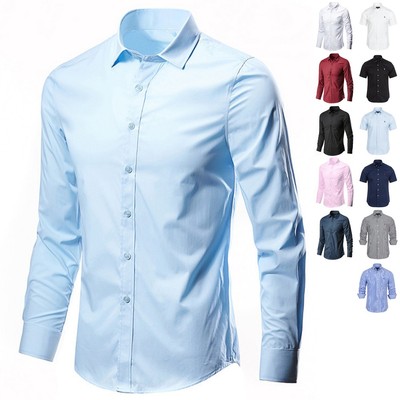 Herren Business Shirt Langarm / Kurzarm Shirt Hemd Button Down.