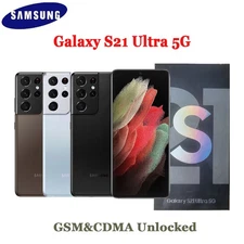 NEW SEALED Samsung Galaxy S21 Ultra 5G G998U 12+128GB | Unlocked GSM CDMA | 6.8"