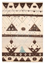 Hand-knotted Carpet 10'2" x 14'2" Traditional Cream Oriental Wool Area Rug