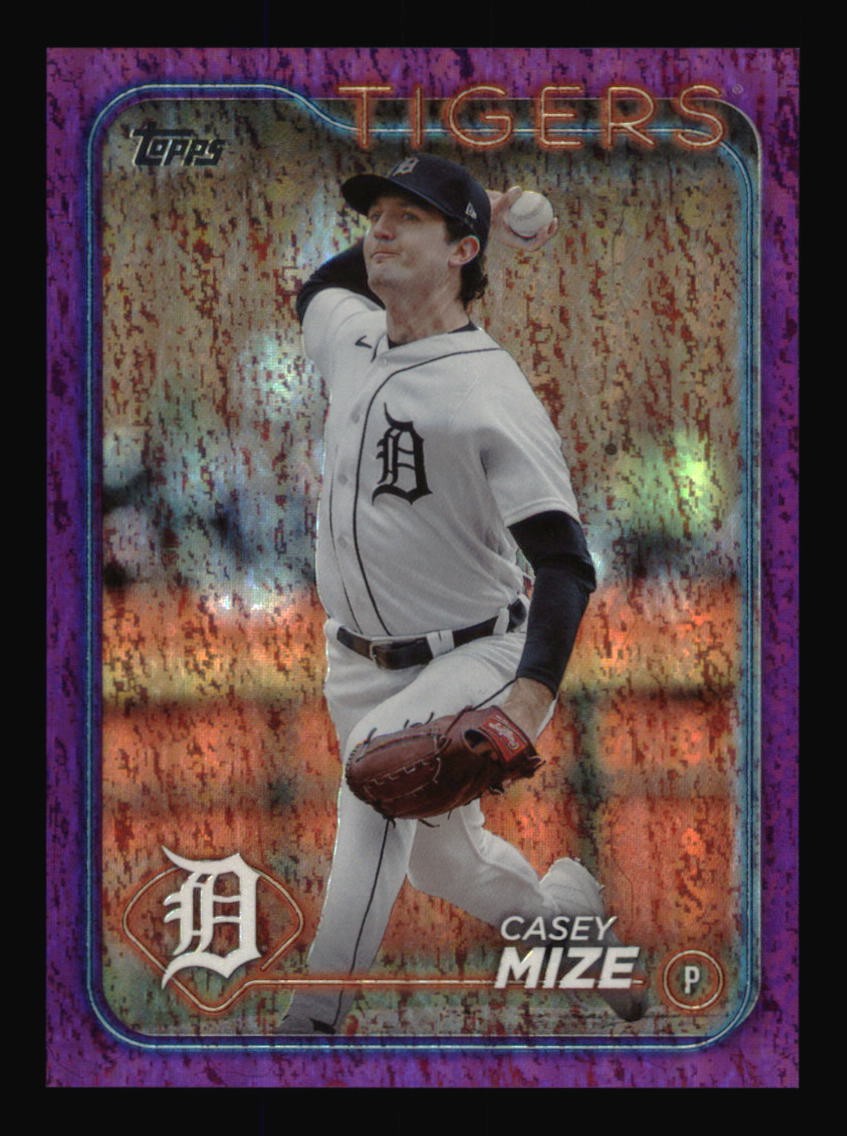 Casey Mize 2024 Topps Purple Holofoil #/799 #694 Detroit Tigers