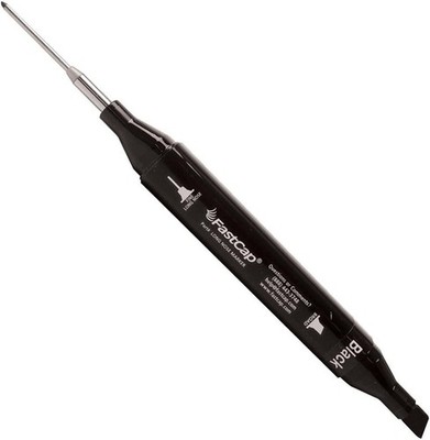 Fascap Long Nosed Pattern Marker   Dual Tip Black Permanent Waterproof Pen