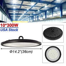 High Bay Led Shop Lights 300 Watt 10 Pack Commercial Workshop Industrial Factory