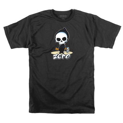 ZERO Skateboards Lil Reaper Blind Parody  Black T-Shirt