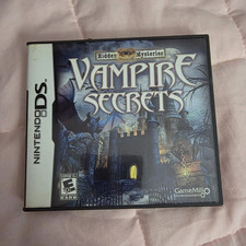 GameMill Hidden Mysteries: Vampire Secrets Nintendo DS Hidden Object w/ Manual