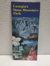 Georgia’s Stone Mountain Park Vintage Brochure Vtg Sc