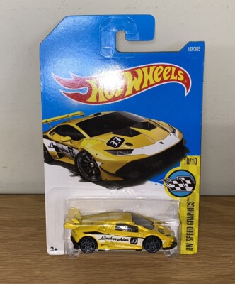 HOT WHEELS LAMBORGHINI HURACÁN LP 620-2 SUPER TROFEO YELLOW HW SPEED GRAPHICS