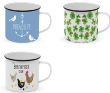 PPD Metall Tasse / Metall Becher / Tasse / Kaffeetasse