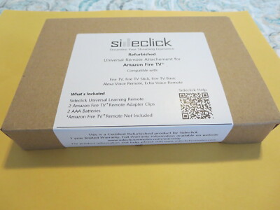 SIDECLICK Remote Control Attachment for AMAZON FIRE TV- OPEN BOX