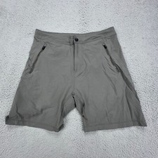 Mack Weldon Shorts Adult Medium Gray Train Golf Poly Casual Drawstring Mens