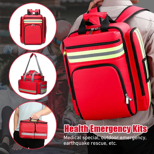 Kit médico de primeros auxilios mochila de rescate de emergencia almacenamiento gran capacidad exterior*/ - Imagen 2 de 32