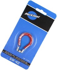 Park Tool SW-42 4-Sided Spoke Wrench Red 3.45mm Bike Repair Tool SW-42C .136"