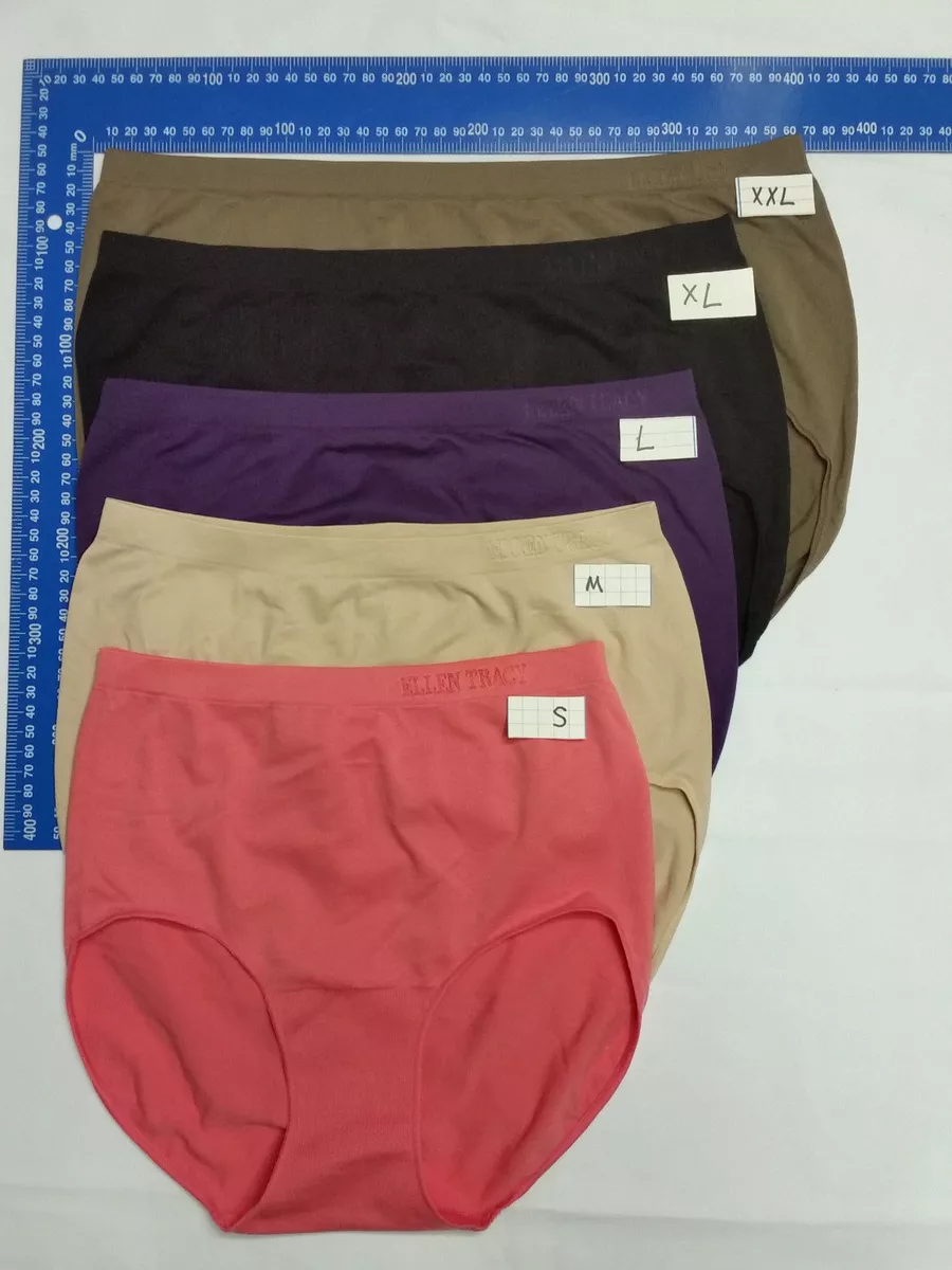 One Ellen Tracy Soft stretch Womens Brief plus Size Nylon Spandex