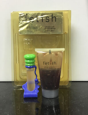fetish by dana  spray cologne .33 oz & shower gel  2 oz as pictures