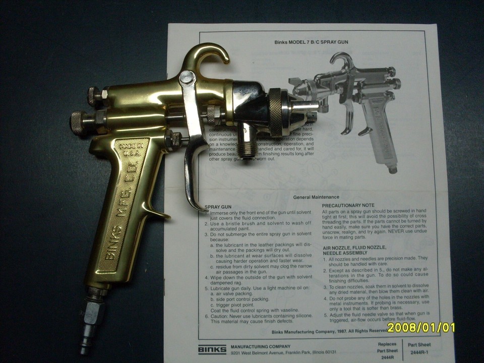 Binks model 7 spray gun eBay