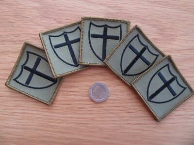 Royal Engineers, 8 Engineer Brigade, aktuelle Ausgabe TRF Abzeichen Patches.  x 5