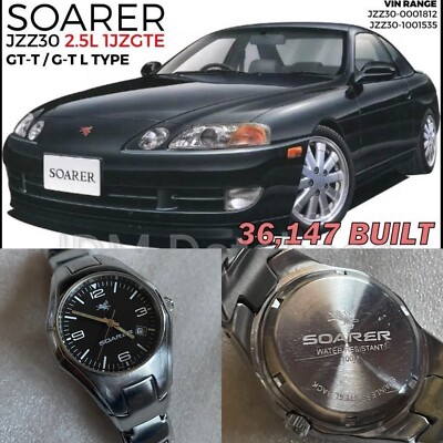 Toyota Soarer Wrist Watch Rare JZZ30 LEXUS SC300 SC400 90s TRD