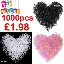 Hair Rubber Bands Small Mini Elastic Braids Girls Women Kids Braiding Plaits Set