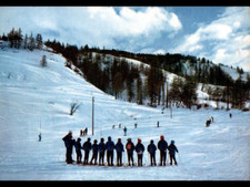 ABRIES (05) ECOLE de SKI au TELESKI de la GARCINE en 1969