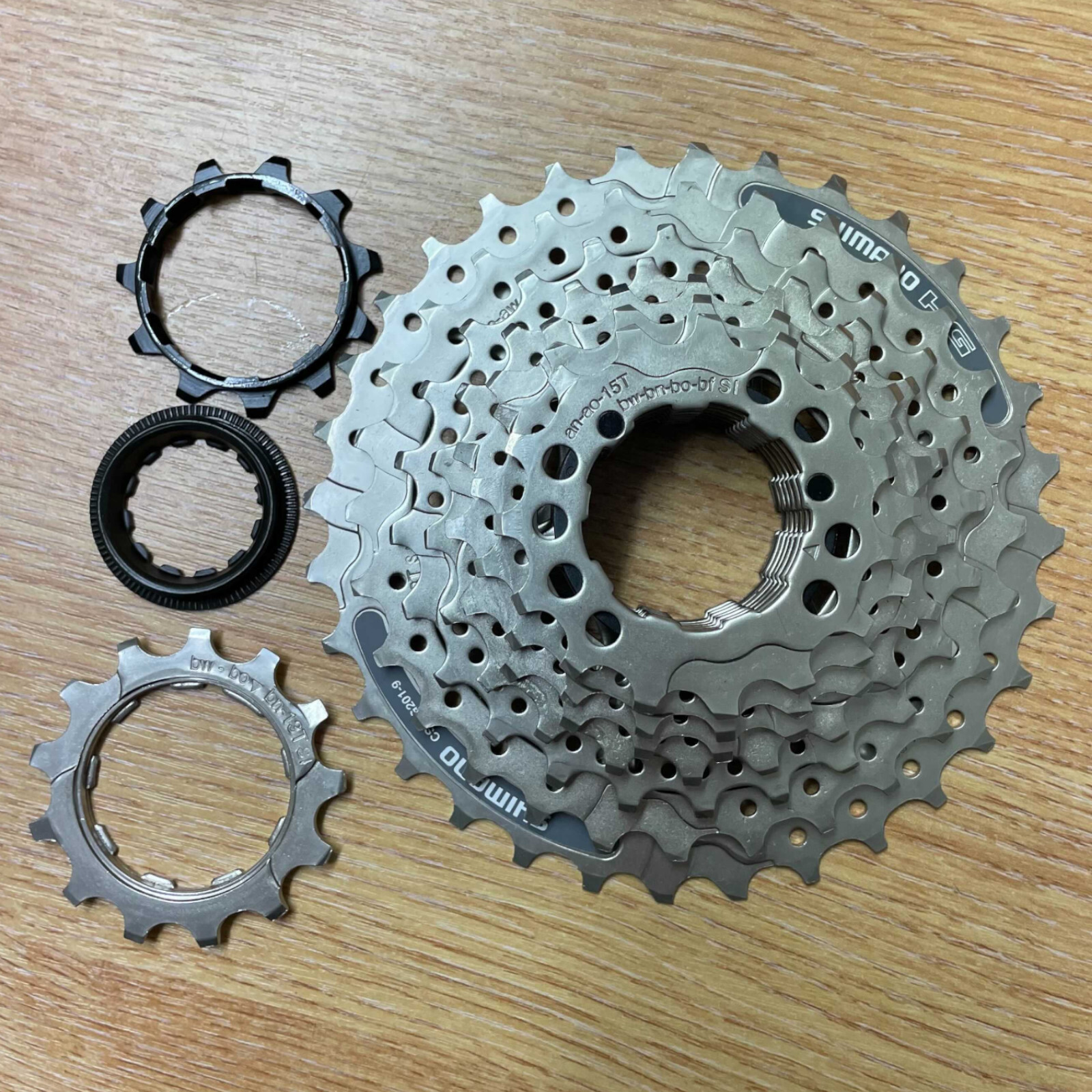 9 Speed Cassette Shimano HG201 All Sizes Bicycle Rear Gears Sprocket