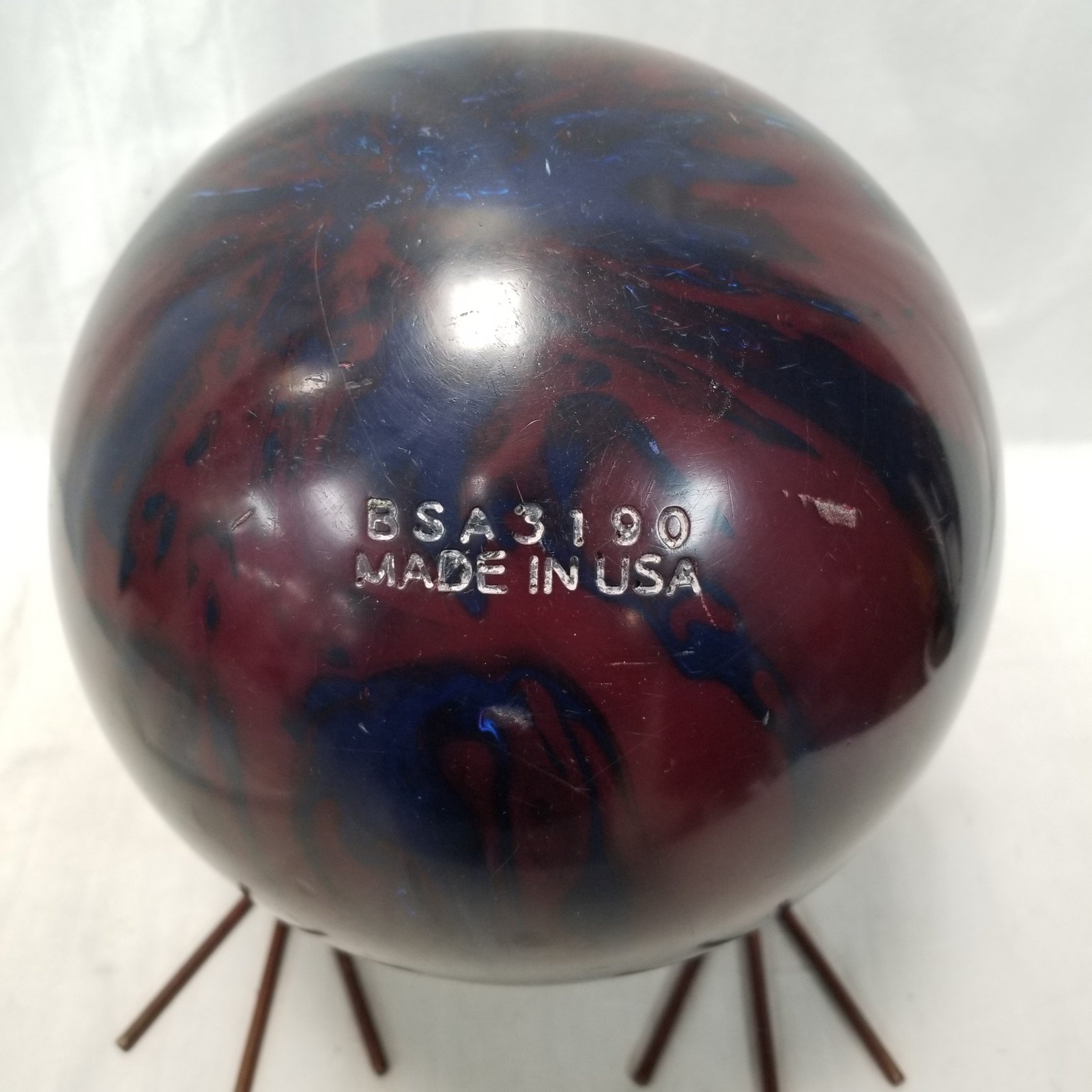 Brunswick Ultimate Inferno Bowling Ball Blue Red Activator Coverstock