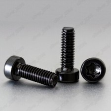 Black 304 Stainless Steel Hexalobular Socket Cheese Short Head Screw M2 M3 M4-M6