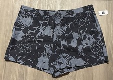 Gap Blue Floral Tailored Shorts Size 20 NWT 