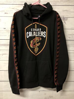 Cleveland Cavaliers LeBron Black NBA Hoodie Mens Large Fast Ship New