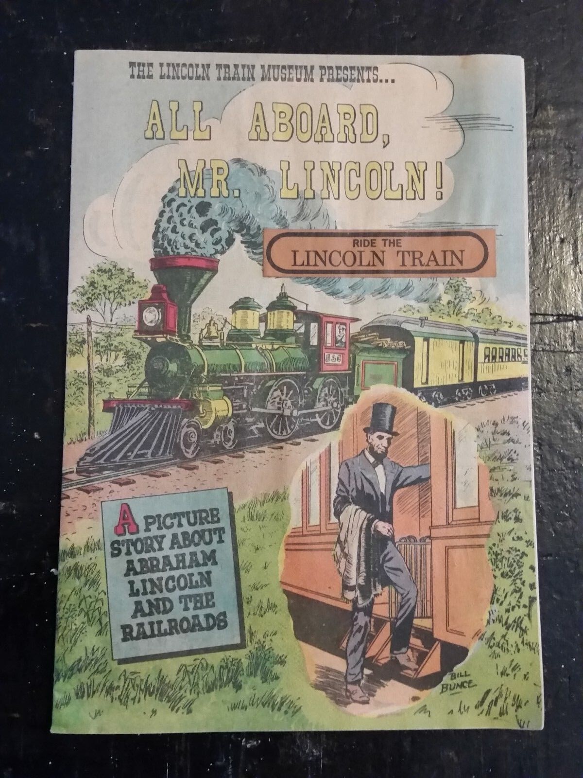 All Aboard, Mr. Lincoln advertising comic book